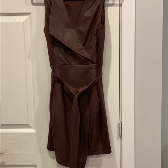 BCBGMaxAzria leather mini dress - Picture 5 of 10